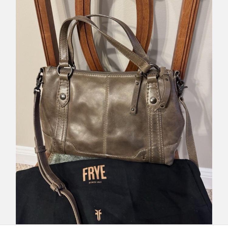 Olive (Gray Drab)!Leather Women's Handbag